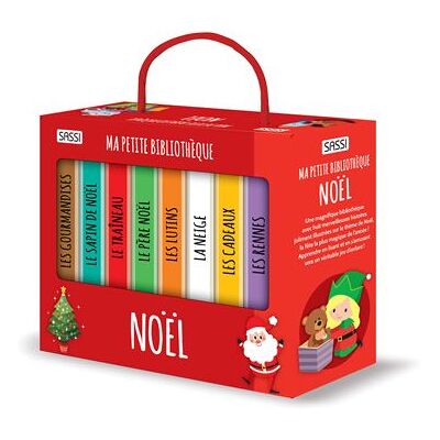 Ma petite bibliothèque - Noël - Roberta Marcolin - Sassi - Coffret - Album jeunesse - Publicité Ma petite bibliothèque - Noël - Roberta Marcolin - Sassi - Coffret - Album jeunesse - Publicité