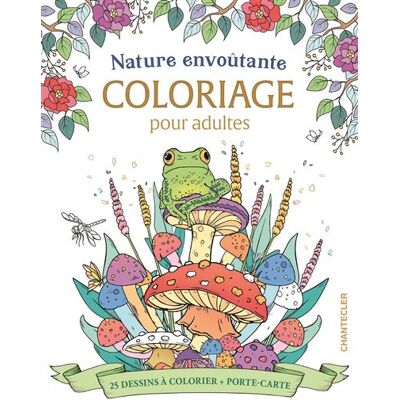 Nature envoûtante - Coloriage pour adultes (avec boîte porte-carte) - 25 cartes + porte carte en bois - Collectif - Chantecler - Livre-jeu - Publicité Nature envoûtante - Coloriage pour adultes (avec boîte porte-carte) - 25 cartes + porte carte en bois - Collectif - Chantecler - Livre-jeu - Publicité