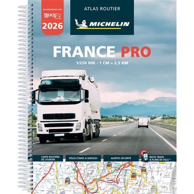 Atlas France PRO 2026 - Collectif - Michelin - broché - Atlas / carte - Publicité Atlas France PRO 2026 - Collectif - Michelin - broché - Atlas / carte - Publicité