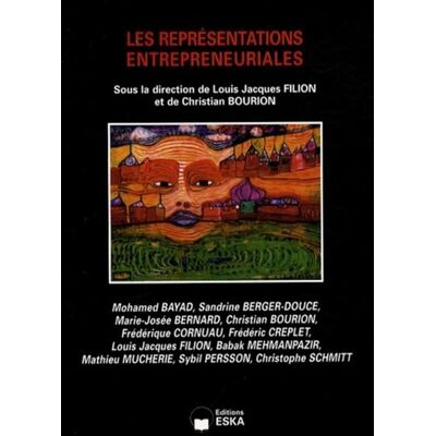 Representations entrepreneuriales - EDITIONS ESKA - Eska - broché - Etude - Publicité Representations entrepreneuriales - EDITIONS ESKA - Eska - broché - Etude - Publicité