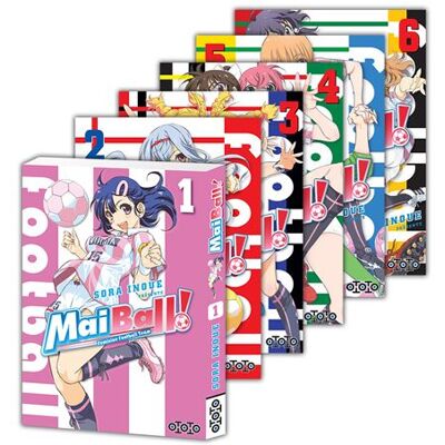 Pack Mai Ball T01 à T06 ( 6ex pour le prix de 3ex ) - Sora Inoue - Ototo - Coffret - Manga - Publicité Pack Mai Ball T01 à T06 ( 6ex pour le prix de 3ex ) - Sora Inoue - Ototo - Coffret - Manga - Publicité