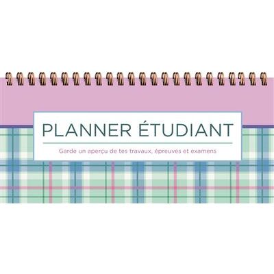 Planner étudiant - lavender tartan (spirale) - Collectif - Chantecler - broché - Calendrier - Publicité Planner étudiant - lavender tartan (spirale) - Collectif - Chantecler - broché - Calendrier - Publicité
