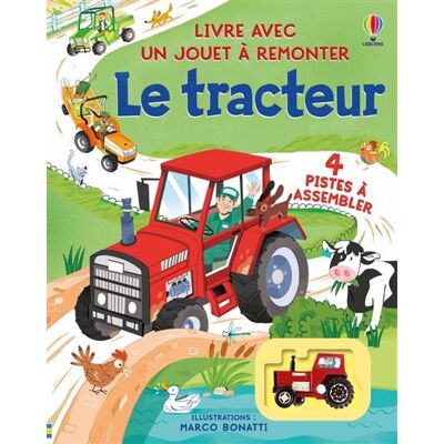 Le tracteur - Livre avec jouet à remonter - dès 3 ans - Sarah Hull - Usborne - cartonné - Livre-jeu - Publicité Le tracteur - Livre avec jouet à remonter - dès 3 ans - Sarah Hull - Usborne - cartonné - Livre-jeu - Publicité