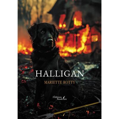 Halligan - Mariette Rotty - Baudelaire - broché - Roman - Publicité Halligan - Mariette Rotty - Baudelaire - broché - Roman - Publicité
