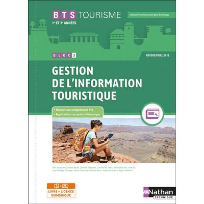 Gestion de l'information touristique (GIT) - BTS Tourisme - Livre + licence élève 2021 - Dany Deschamps - Nathan Technique - Livre CD-ROM - Scolaire / Universitaire - Publicité Gestion de l'information touristique (GIT) - BTS Tourisme - Livre + licence élève 2021 - Dany Deschamps - Nathan Technique - Livre CD-ROM - Scolaire / Universitaire - Publicité