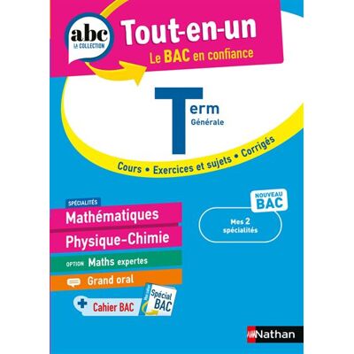 Tout-en-un - Mathématiques / Physique-Chimie Term - Pierre-Antoine Desrousseaux - Nathan - broché - Scolaire / Universitaire - Publicité Tout-en-un - Mathématiques / Physique-Chimie Term - Pierre-Antoine Desrousseaux - Nathan - broché - Scolaire / Universitaire - Publicité