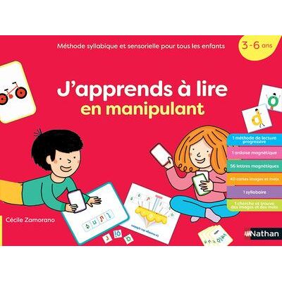 Coffret Méthode de lecture: J'apprends à lire en manipulant (3-6 ans) - Cécile Zamorano - Nathan - Boîte ou accessoire - Scolaire / Universitaire - Publicité Coffret Méthode de lecture: J'apprends à lire en manipulant (3-6 ans) - Cécile Zamorano - Nathan - Boîte ou accessoire - Scolaire / Universitaire - Publicité