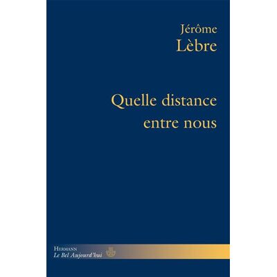 Quelle distance entre nous - Jérôme Lèbre - Hermann - broché - Essai - Publicité Quelle distance entre nous - Jérôme Lèbre - Hermann - broché - Essai - Publicité