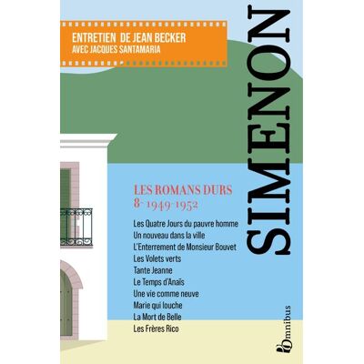 Omnibus Les Romans durs, Tome 8 1949-1952 - Publicité Omnibus Les Romans durs, Tome 8 1949-1952 - Publicité
