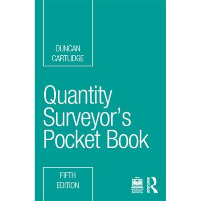 Quantity Surveyor's Pocket Book - Duncan Cartlidge - Routledge - ebook (ePub) - Livre - Publicité Quantity Surveyor's Pocket Book - Duncan Cartlidge - Routledge - ebook (ePub) - Livre - Publicité