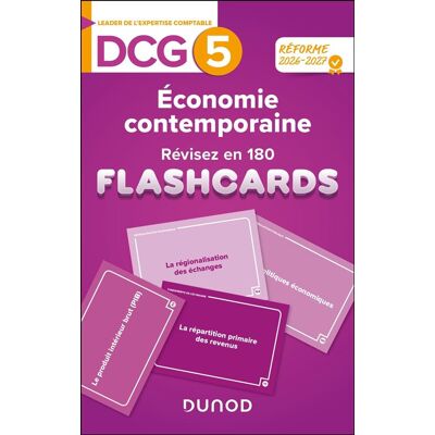 DCG 5 - Économie contemporaine - révisez en 180 flashcards ! - 2e éd - Pierre Baillieul - Dunod - broché - Scolaire / Universitaire - Publicité DCG 5 - Économie contemporaine - révisez en 180 flashcards ! - 2e éd - Pierre Baillieul - Dunod - broché - Scolaire / Universitaire - Publicité