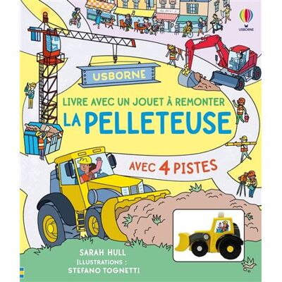 La pelleteuse - Livre avec un jouet à remonter - Dès 3 ans - Sarah Hull - Usborne - cartonné - Livre-jeu - Publicité La pelleteuse - Livre avec un jouet à remonter - Dès 3 ans - Sarah Hull - Usborne - cartonné - Livre-jeu - Publicité