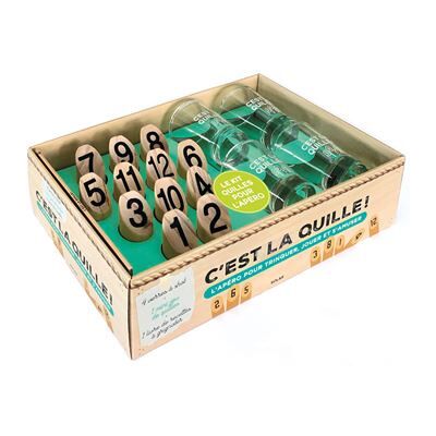 Coffret c'est la quille 2026 Avec 1 jeu de quilles et 4 verres shots - Collectif - Solar - Coffret - Jeux livres objets - Publicité Coffret c'est la quille 2026 Avec 1 jeu de quilles et 4 verres shots - Collectif - Solar - Coffret - Jeux livres objets - Publicité