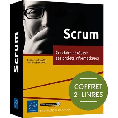 Scrum - Coffret de 2 livres : Conduire et réussir ses projets informatiques - Tiffany Lestroubac - Eni Editions - Coffret - Manuel - Publicité Scrum - Coffret de 2 livres : Conduire et réussir ses projets informatiques - Tiffany Lestroubac - Eni Editions - Coffret - Manuel - Publicité