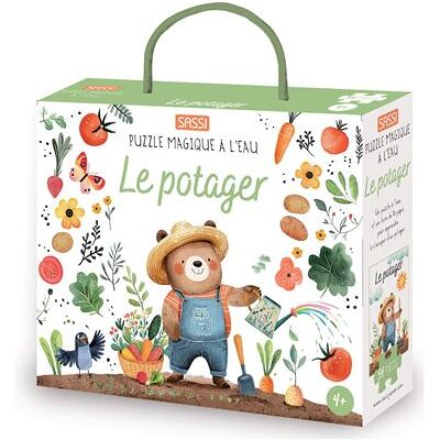 Puzzle magique à l'eau - Le potager - Maria Sara Mabilia - Sassi - Boîte ou accessoire - Jeux livres objets - Publicité Puzzle magique à l'eau - Le potager - Maria Sara Mabilia - Sassi - Boîte ou accessoire - Jeux livres objets - Publicité