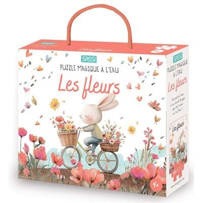 Puzzle magique à l'eau - Les fleurs - Maria Sara Mabilia - Sassi - Boîte ou accessoire - Jeux livres objets - Publicité Puzzle magique à l'eau - Les fleurs - Maria Sara Mabilia - Sassi - Boîte ou accessoire - Jeux livres objets - Publicité