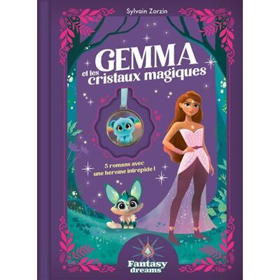 Gemma et les cristaux magiques - Sylvain Zorzin - Fleurus - relié - Roman junior - Publicité Gemma et les cristaux magiques - Sylvain Zorzin - Fleurus - relié - Roman junior - Publicité