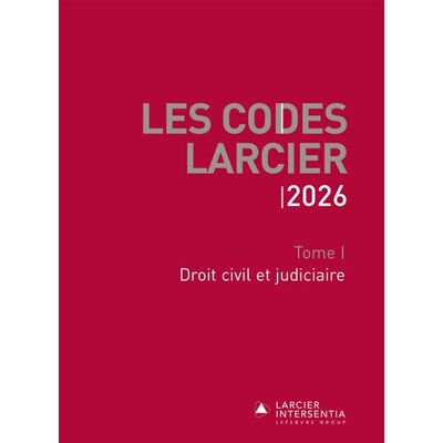 Code Larcier - Tome I - Droit civil et judiciaire - À jour au 1er mars 2026 - Anna Colao - Larcier Eds - broché - Manuel - Publicité Code Larcier - Tome I - Droit civil et judiciaire - À jour au 1er mars 2026 - Anna Colao - Larcier Eds - broché - Manuel - Publicité