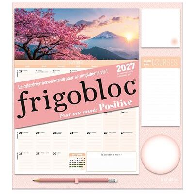Frigobloc Mensuel Année positive 2027 - Calendrier organiseur familial (de sept. 2026 à déc. 2027) - Collectif - Play Bac Eds - broché - Calendrier - Publicité Frigobloc Mensuel Année positive 2027 - Calendrier organiseur familial (de sept. 2026 à déc. 2027) - Collectif - Play Bac Eds - broché - Calendrier - Publicité