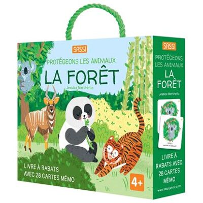 Protégeons les animaux. La forêt 28 cartes - Jessica Martinello - Sassi - Coffret - Jeux livres objets - Publicité Protégeons les animaux. La forêt 28 cartes - Jessica Martinello - Sassi - Coffret - Jeux livres objets - Publicité