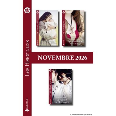 Pack mensuel Les Historiques - 3 romans (Novembre 2026) - Collectif - Harlequin - ebook (ePub) - Livre - Publicité Pack mensuel Les Historiques - 3 romans (Novembre 2026) - Collectif - Harlequin - ebook (ePub) - Livre - Publicité