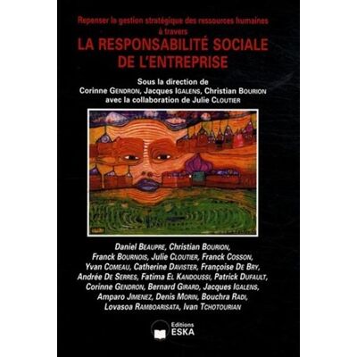 La responsabilite sociale de l entreprise-rip 33-vl- - Corinne Gendron - Eska - broché - Etude - Publicité La responsabilite sociale de l entreprise-rip 33-vl- - Corinne Gendron - Eska - broché - Etude - Publicité