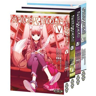 Spice & Wolf Pack T05 à T08 ( 4ex pour le prix de 2ex ) - Isuna Hasekura - Ototo - Coffret - Manga - Publicité Spice & Wolf Pack T05 à T08 ( 4ex pour le prix de 2ex ) - Isuna Hasekura - Ototo - Coffret - Manga - Publicité
