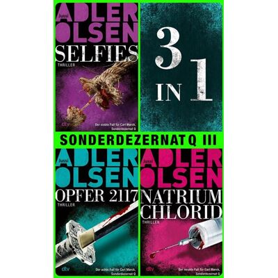 Sonderdezernat Q III Carl Mørcks siebter bis neunter Fall in einem E-Book - Jussi Adler-Olsen - DTV - ebook (ePub) - Livre - Publicité Sonderdezernat Q III Carl Mørcks siebter bis neunter Fall in einem E-Book - Jussi Adler-Olsen - DTV - ebook (ePub) - Livre - Publicité