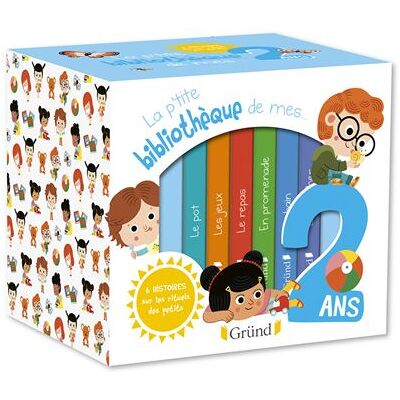 La petite bibliothèque de mes 2 ans Coffret de 6 livres - Julie Mercier - Grund - Coffret - Album jeunesse - Publicité La petite bibliothèque de mes 2 ans Coffret de 6 livres - Julie Mercier - Grund - Coffret - Album jeunesse - Publicité