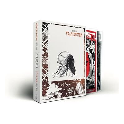 Bram Stoker Dracula + Mary Shelley Frankenstein - Coffret Blanc Prestige - Georges Bess - Glénat - Coffret - Bande dessinée - Publicité Bram Stoker Dracula + Mary Shelley Frankenstein - Coffret Blanc Prestige - Georges Bess - Glénat - Coffret - Bande dessinée - Publicité