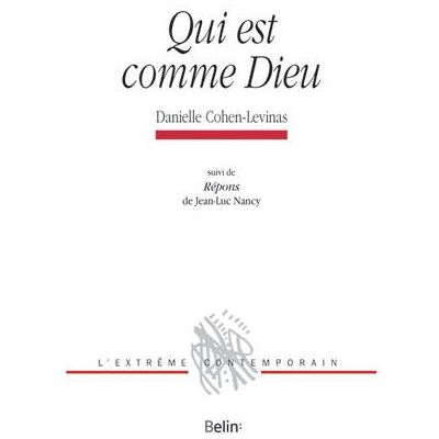 Qui est comme Dieu - Michel Deguy - Belin - broché - Poésie - Publicité Qui est comme Dieu - Michel Deguy - Belin - broché - Poésie - Publicité