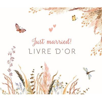 Just married ! Livre d'or (style boho) - Collectif - Chantecler - relié - Jeux livres objets - Publicité Just married ! Livre d'or (style boho) - Collectif - Chantecler - relié - Jeux livres objets - Publicité
