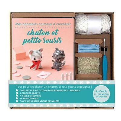 Mes adorables animaux à crocheter : Chaton et petite souris - - Marie Clesse - Mango - Guide - Publicité Mes adorables animaux à crocheter : Chaton et petite souris - - Marie Clesse - Mango - Guide - Publicité