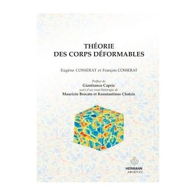 Théorie des corps déformables - Eugène Cosserat - Hermann - broché - Etude - Publicité Théorie des corps déformables - Eugène Cosserat - Hermann - broché - Etude - Publicité