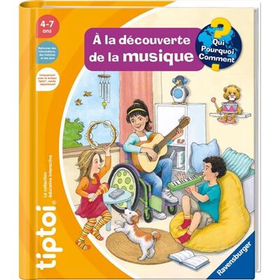 Tiptoi® À la découverte de la musique - Inka Friese - Ravensburger - relié - Livre-jeu - Publicité Tiptoi® À la découverte de la musique - Inka Friese - Ravensburger - relié - Livre-jeu - Publicité