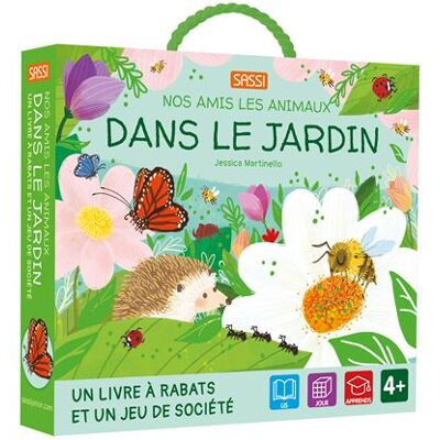 Nos amis les animaux - Dans le jardin - - Jessica Martinello - Sassi - Jeux livres objets - Publicité Nos amis les animaux - Dans le jardin - - Jessica Martinello - Sassi - Jeux livres objets - Publicité