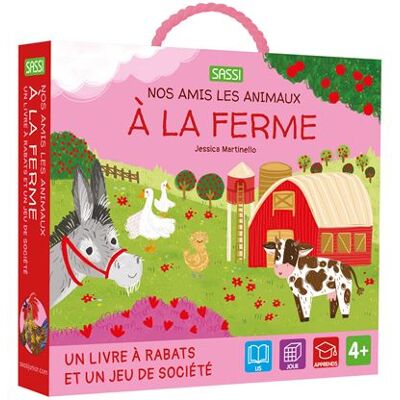 Nos amis les animaux - À la ferme - - Jessica Martinello - Sassi - Jeux livres objets - Publicité Nos amis les animaux - À la ferme - - Jessica Martinello - Sassi - Jeux livres objets - Publicité