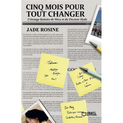5 mois pour tout changer - Jade Rosine - Hello - broché - roman jeunesse - Publicité 5 mois pour tout changer - Jade Rosine - Hello - broché - roman jeunesse - Publicité