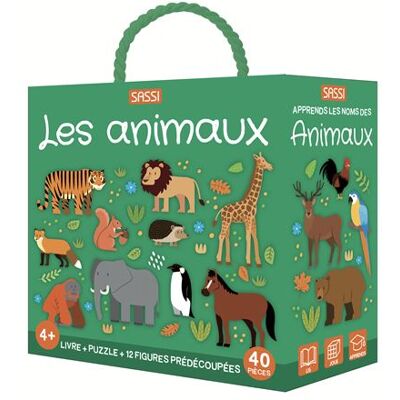 Q-BOX - Les animaux - + puzzle - AA.VV. - Sassi - Jeux livres objets - Publicité Q-BOX - Les animaux - + puzzle - AA.VV. - Sassi - Jeux livres objets - Publicité
