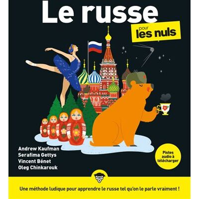Le russe pour les Nuls - Serafima Gettys - First - Livre CD - Méthode de langue - Publicité Le russe pour les Nuls - Serafima Gettys - First - Livre CD - Méthode de langue - Publicité