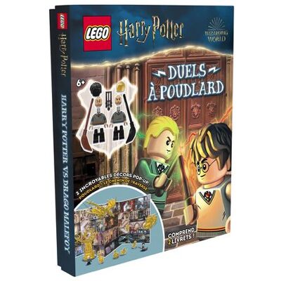 Lego Harry Potter - Duels magiques à Poudlard - Harry Potter contre Drago Malefoy - 2 mini-figurine - Légo - Dragon D'or Livres Du - Jeux livres objets - Publicité Lego Harry Potter - Duels magiques à Poudlard - Harry Potter contre Drago Malefoy - 2 mini-figurine - Légo - Dragon D'or Livres Du - Jeux livres objets - Publicité