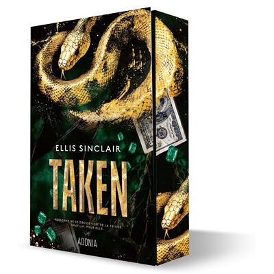 Taken - Ellis Sinclair - Adonia - broché - Roman - Publicité Taken - Ellis Sinclair - Adonia - broché - Roman - Publicité