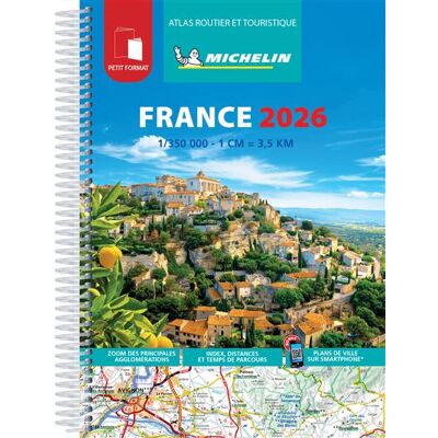 Atlas France 2026 Petit Format - Collectif - Michelin - broché - Atlas / carte - Publicité Atlas France 2026 Petit Format - Collectif - Michelin - broché - Atlas / carte - Publicité