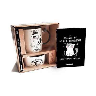 On est félins pour l'autre + 1 mug + 1 gamelle - Collectif - Larousse - Coffret - Jeux livres objets - Publicité On est félins pour l'autre + 1 mug + 1 gamelle - Collectif - Larousse - Coffret - Jeux livres objets - Publicité