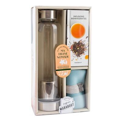 Ma tisane nomade + accessoires - Collectif - Marabout - Coffret - Jeux livres objets - Publicité Ma tisane nomade + accessoires - Collectif - Marabout - Coffret - Jeux livres objets - Publicité