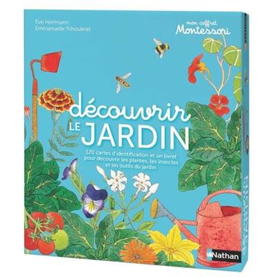 Mon coffret Montessori : découvrir le jardin - Eve Herrmann - Nathan - Coffret - Jeux livres objets - Publicité Mon coffret Montessori : découvrir le jardin - Eve Herrmann - Nathan - Coffret - Jeux livres objets - Publicité