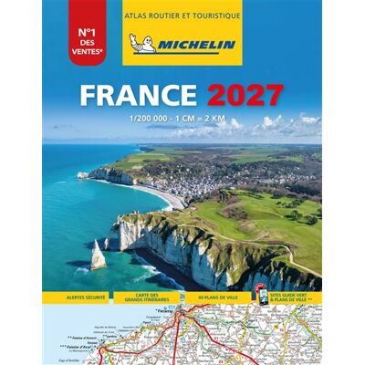 Atlas France 2027 Spirale - Collectif - Michelin - broché - Atlas / carte - Publicité Atlas France 2027 Spirale - Collectif - Michelin - broché - Atlas / carte - Publicité