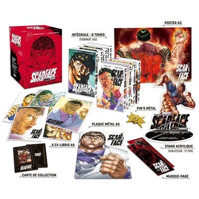 Baki Gaiden: Scarface - Intégrale - Coffret Collector (édition limitée et numérotée) - Keisuke Itagaki - Meian - Coffret - Manga - Publicité Baki Gaiden: Scarface - Intégrale - Coffret Collector (édition limitée et numérotée) - Keisuke Itagaki - Meian - Coffret - Manga - Publicité