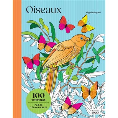 Solar Oiseaux - 100 coloriages - Publicité Solar Oiseaux - 100 coloriages - Publicité