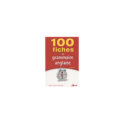 100 fiches de grammaire anglaise - Souesme - Bréal - broché - Scolaire / Universitaire - Publicité 100 fiches de grammaire anglaise - Souesme - Bréal - broché - Scolaire / Universitaire - Publicité